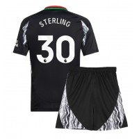 Arsenal Raheem Sterling #30 Udebane Trøje Børn 2024-25 Kortærmet (+ Korte bukser)